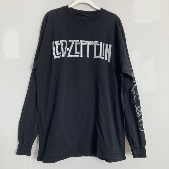 Unbranded Other - Vintage 90’s Led Zepellin Tshirt Long Sleeve LARGE? No Tag Cotton